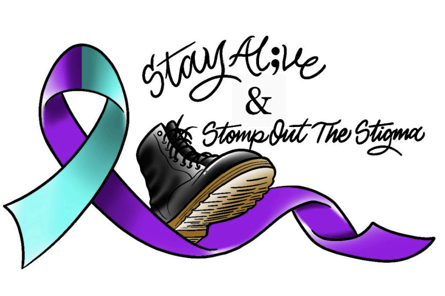 Stomp Out The Stigma Walk logo